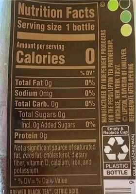 Pure Leaf Unsweet Tea 16.9oz