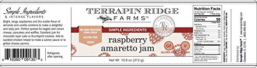 Raspberry Amaretto Jam 10.8 oz