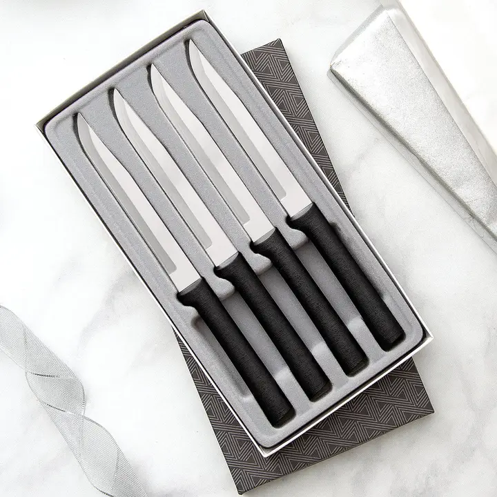 Black Four Utility/Steak Knives Gift Set