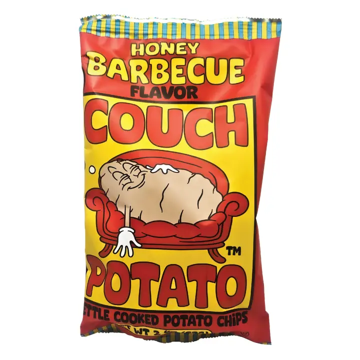 Honey Barbecue - Couch Potato Kettle Chips - 2 oz Bags