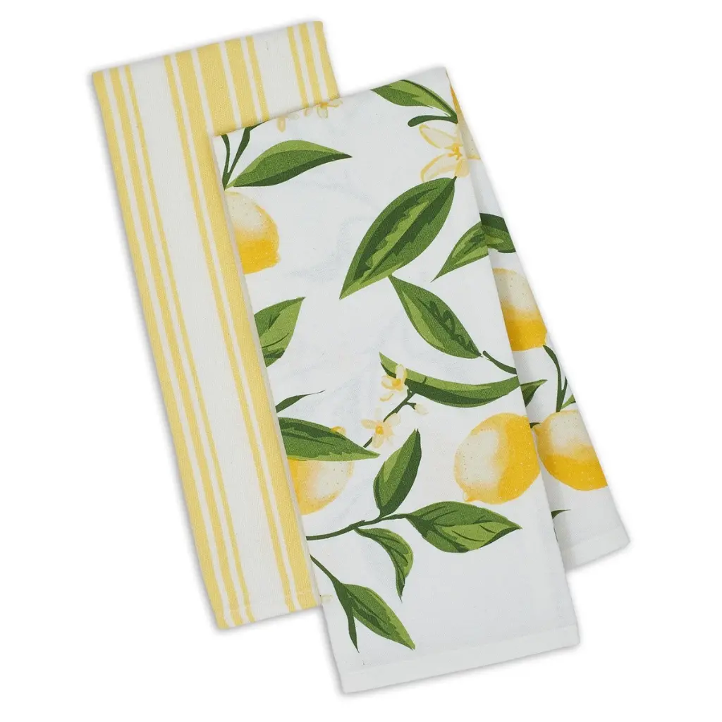 Lemon Bliss Dishtowel Set of 2