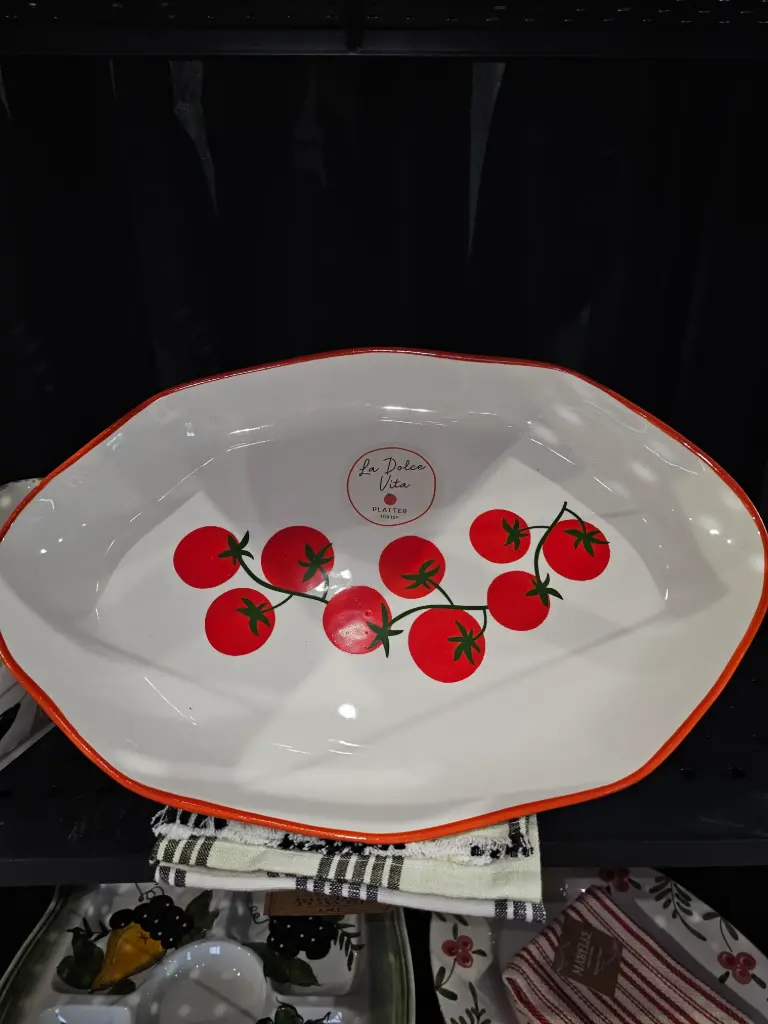 Oval Tray Tomato Vine