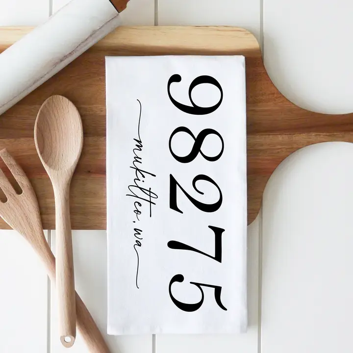 Alabaster AL Custom Tea Towel