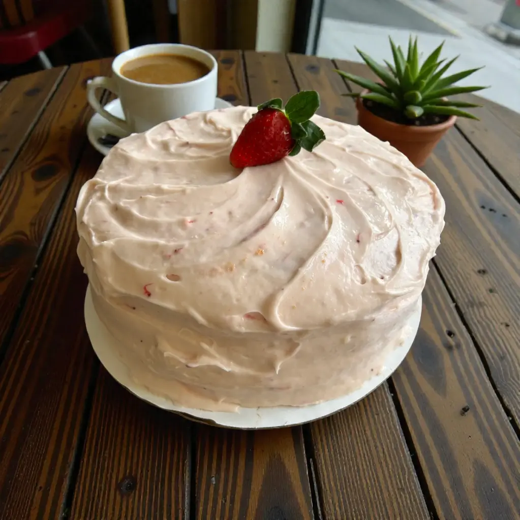 Strawberry Cake (Slice)