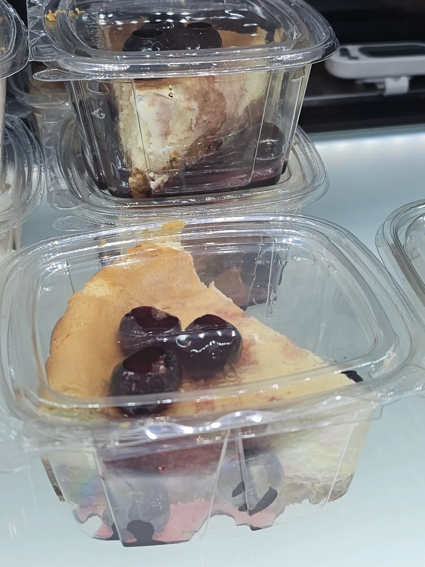 Amareno Cherry Vanilla Bean Cheesecake (Slice)