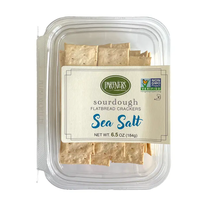 Sourdough Sea Salt Crackers