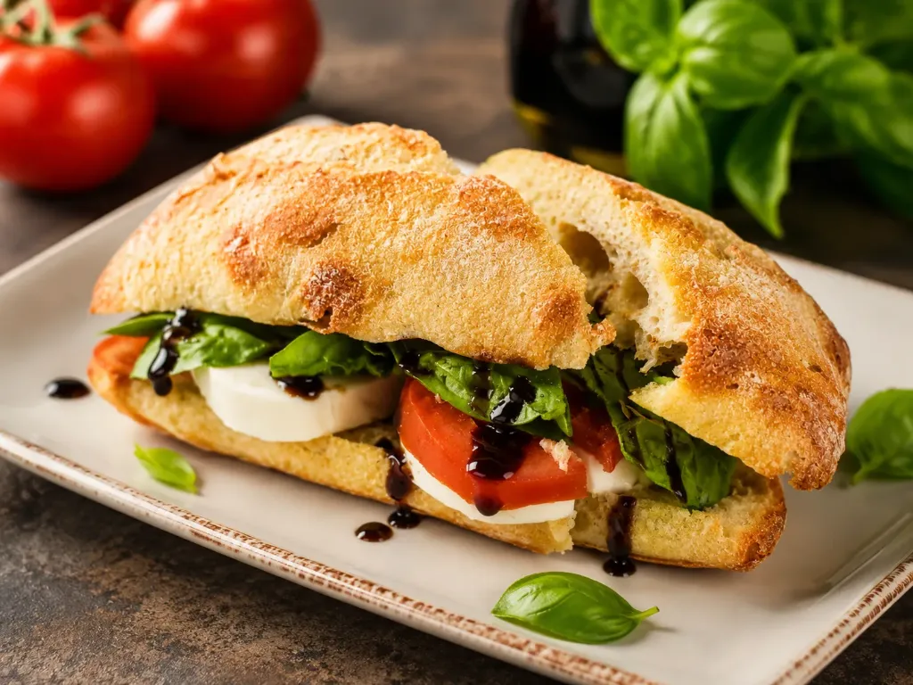 Aunt Josephine - Caprese on Ciabatta
