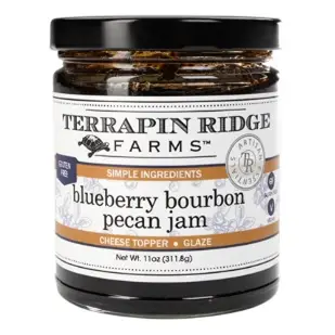 Blueberry Bourbon Pecan Jam 11 oz